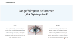 Desktop Screenshot of langewimpern.net