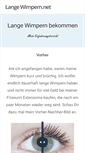 Mobile Screenshot of langewimpern.net